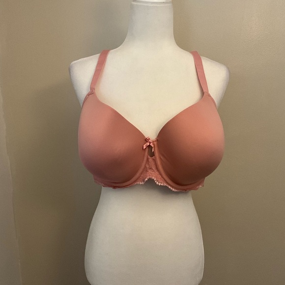 INC International Concepts Pink Lace Bra - Picture 2 of 6